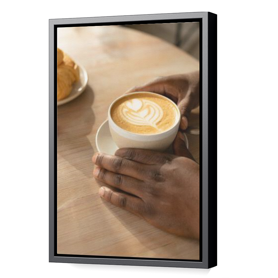 Thumbnail for Canvas - Black Floating Frame