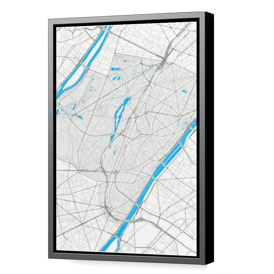 Thumbnail for Canvas - Black Floating Frame