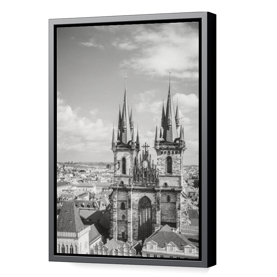 Thumbnail for Canvas - Black Floating Frame