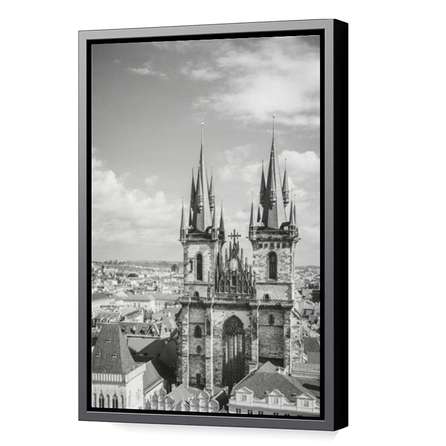 Thumbnail for Canvas - Black Floating Frame