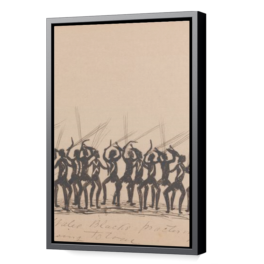 Thumbnail for Canvas - Black Floating Frame
