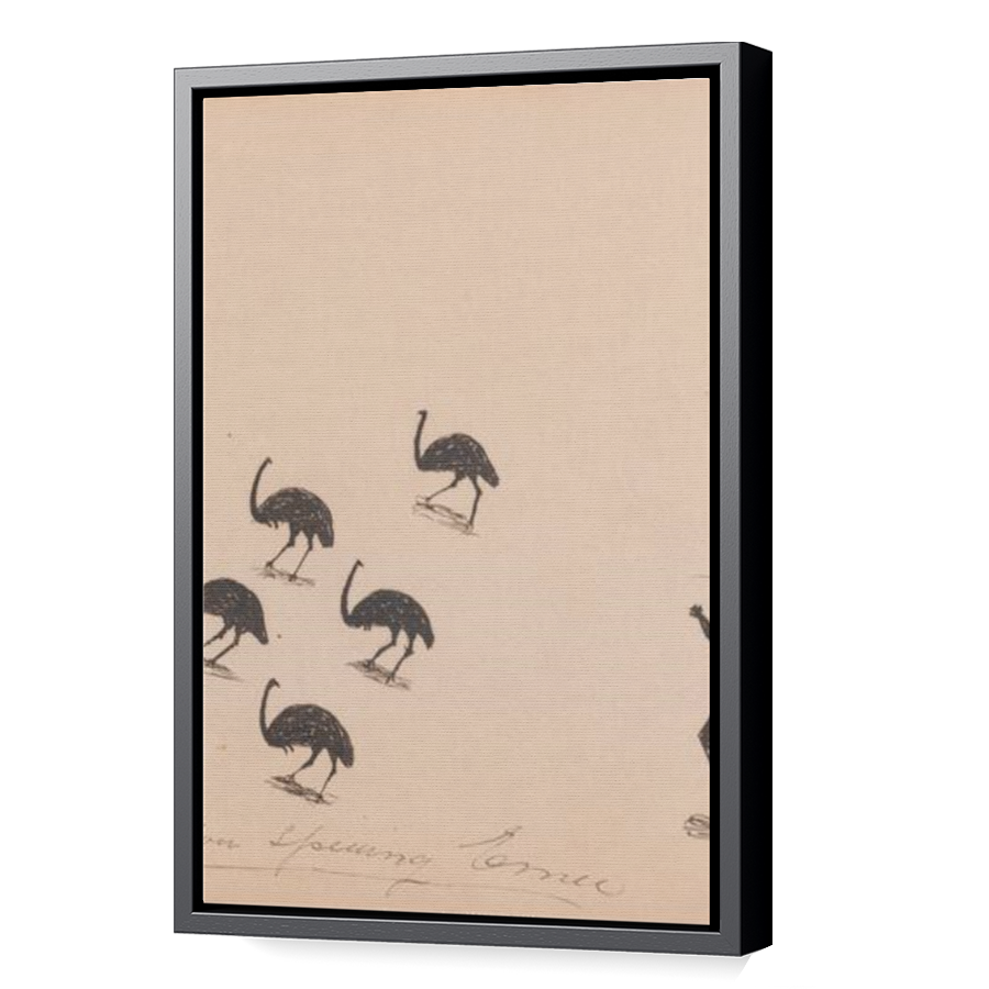 Thumbnail for Canvas - Black Floating Frame