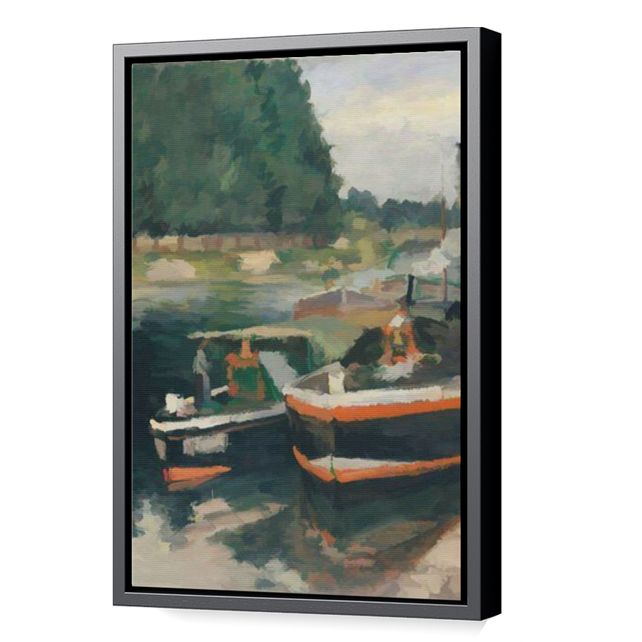 Thumbnail for Canvas - Black Floating Frame