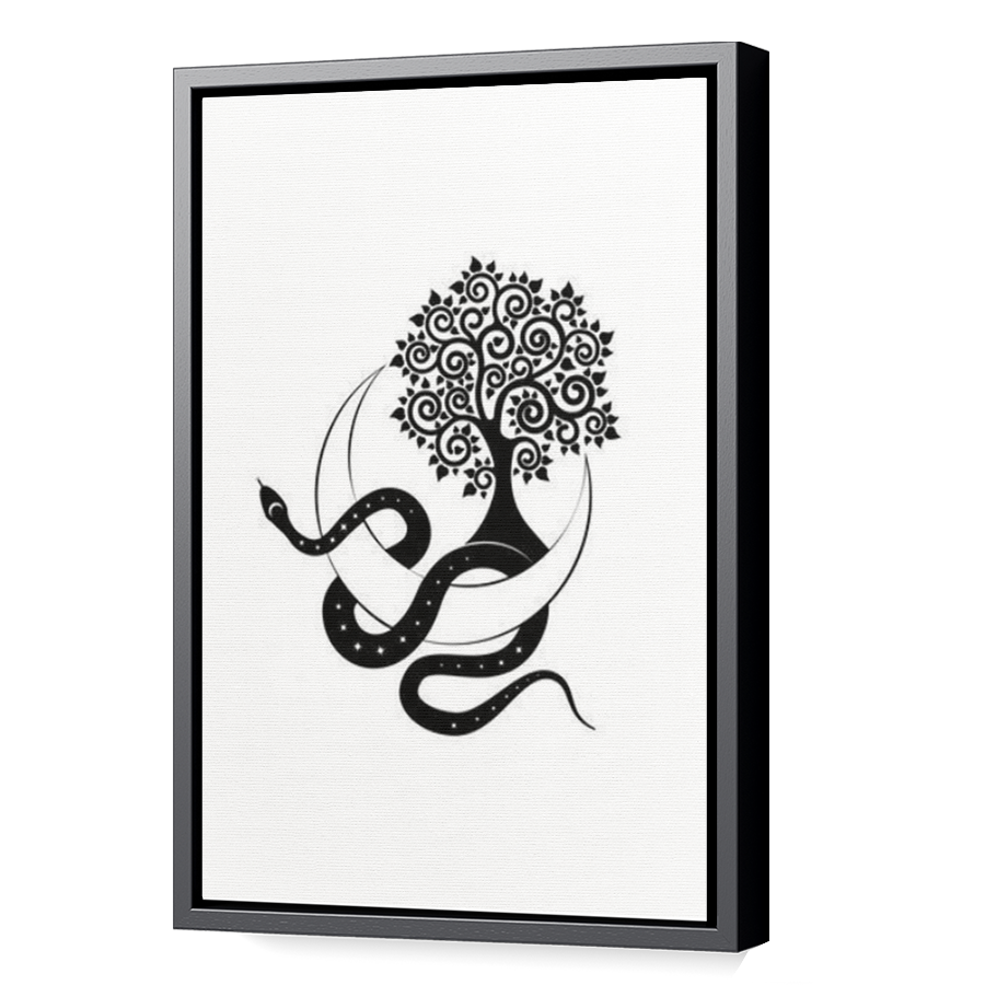 Thumbnail for Canvas - Black Floating Frame