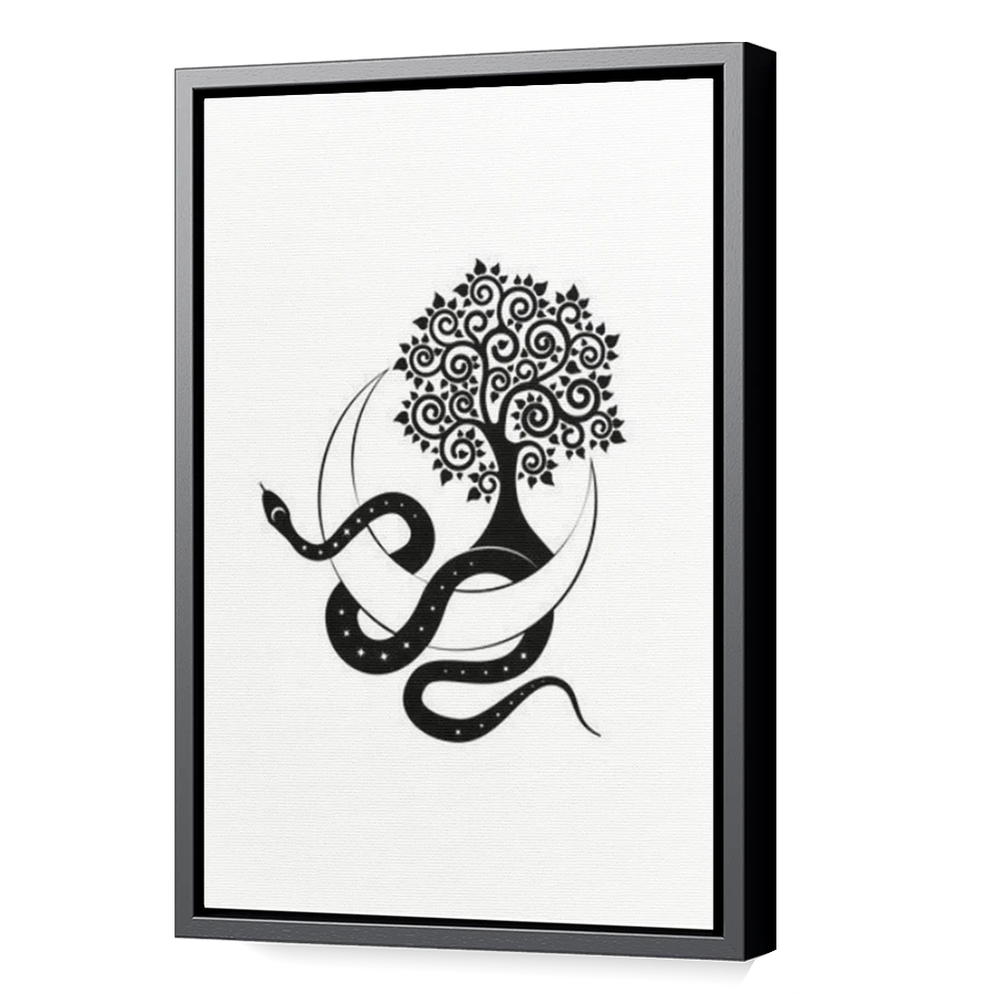 Thumbnail for Canvas - Black Floating Frame