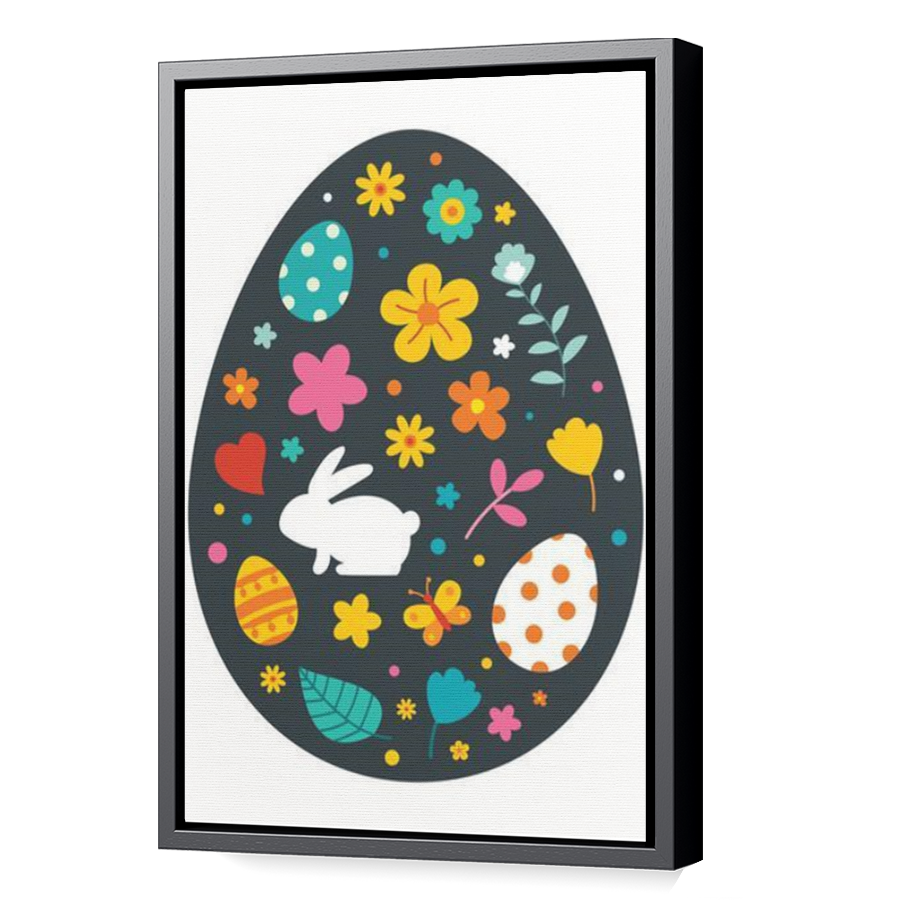 Thumbnail for Canvas - Black Floating Frame