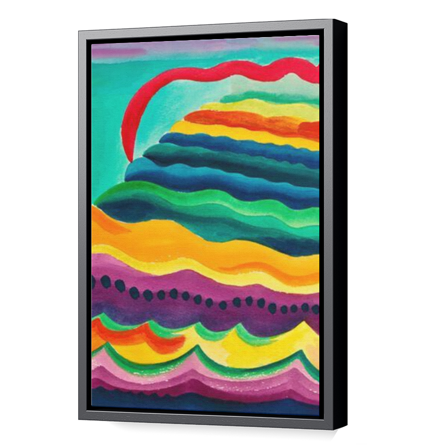 Thumbnail for Canvas - Black Floating Frame