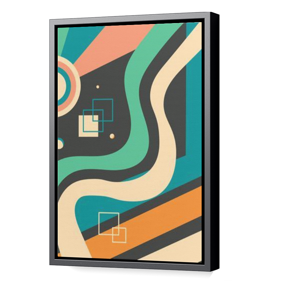 Thumbnail for Canvas - Black Floating Frame