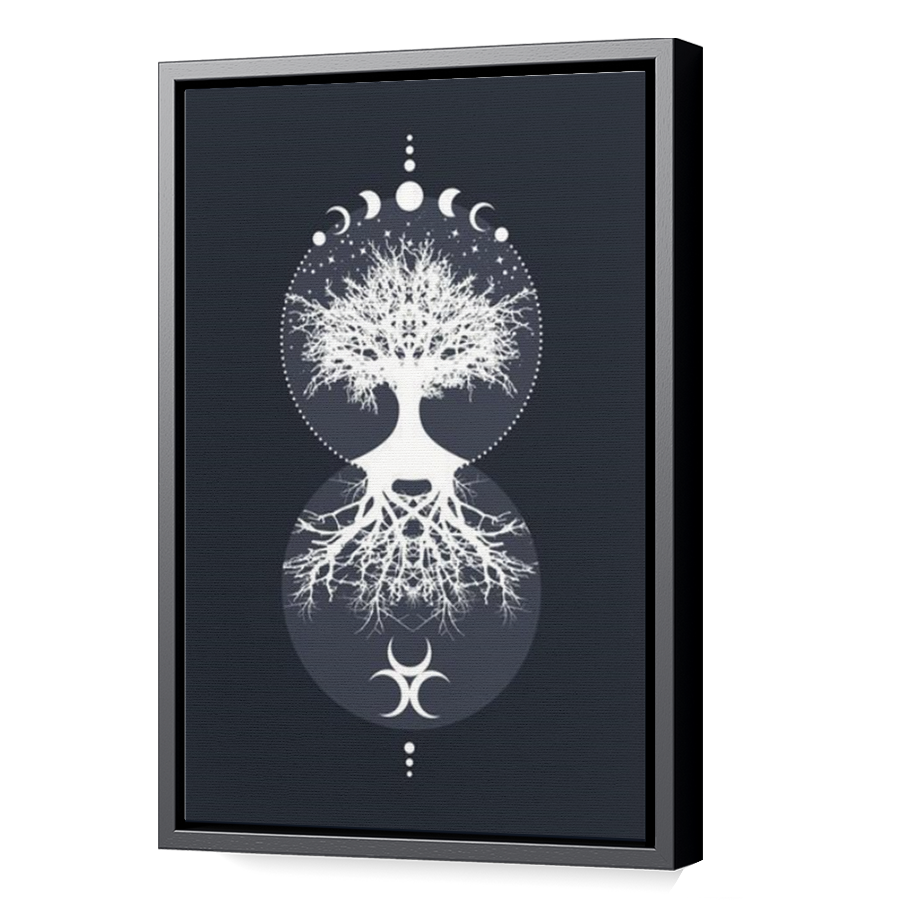 Thumbnail for Canvas - Black Floating Frame