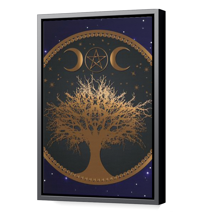 Thumbnail for Canvas - Black Floating Frame