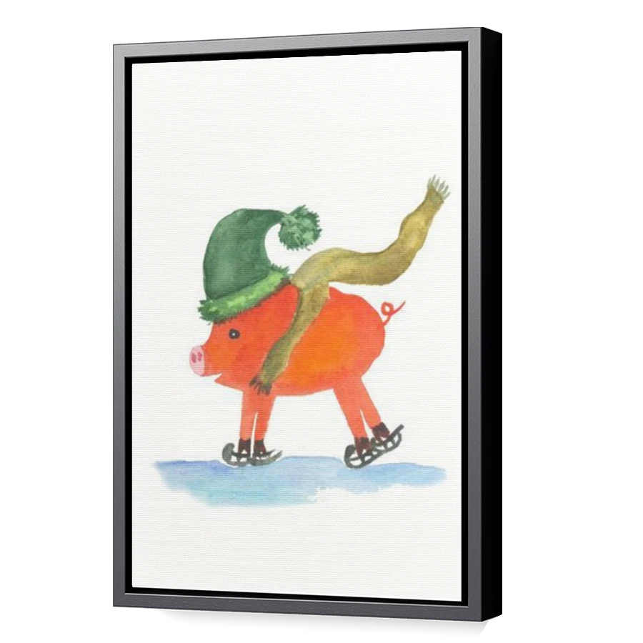 Thumbnail for Canvas - Black Floating Frame