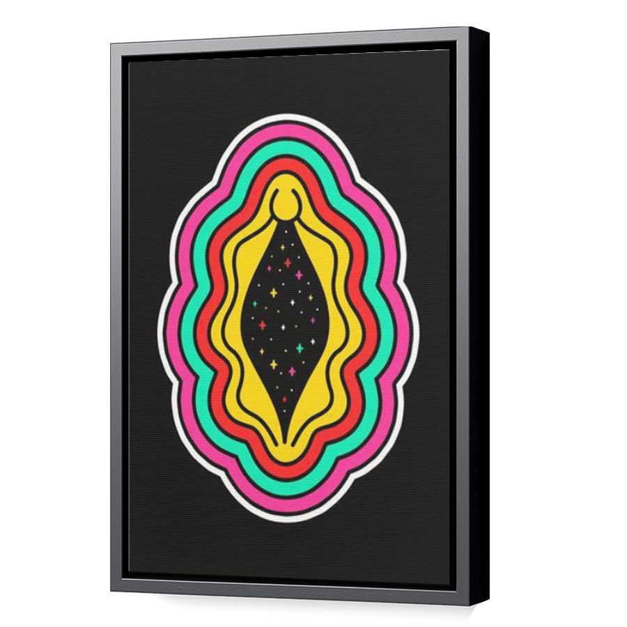 Thumbnail for Canvas - Black Floating Frame