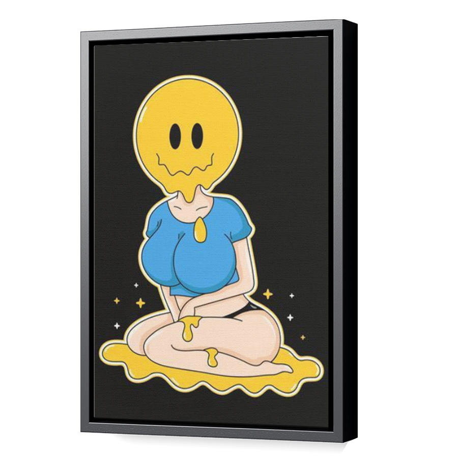 Thumbnail for Canvas - Black Floating Frame