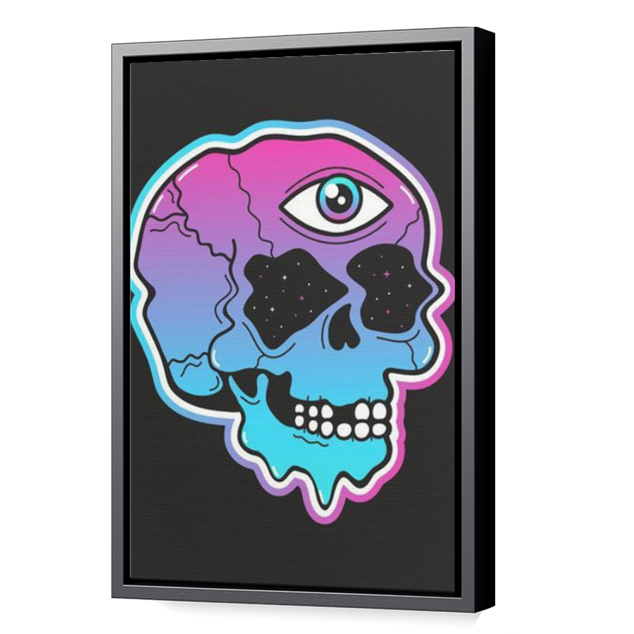 Thumbnail for Canvas - Black Floating Frame