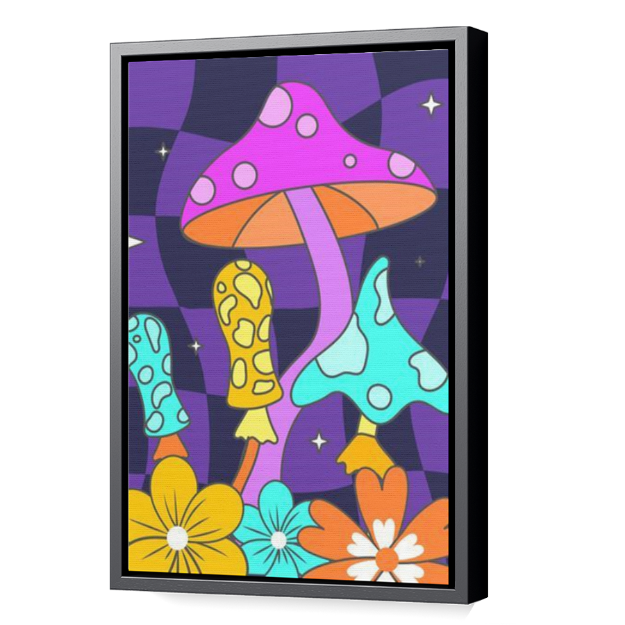 Thumbnail for Canvas - Black Floating Frame