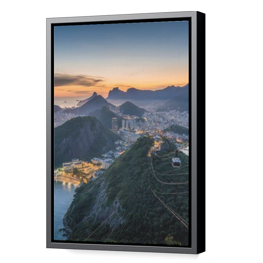 Thumbnail for Canvas - Black Floating Frame