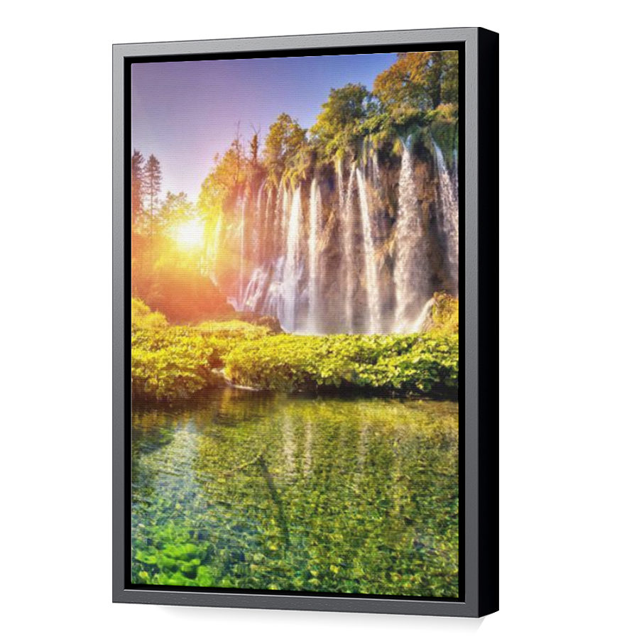 Thumbnail for Canvas - Black Floating Frame