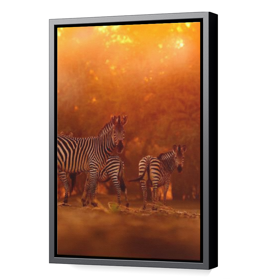 Thumbnail for Canvas - Black Floating Frame