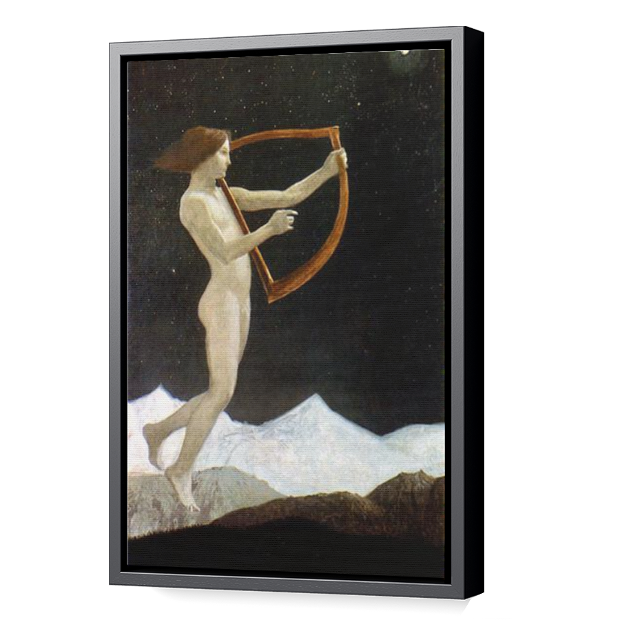 Thumbnail for Canvas - Black Floating Frame
