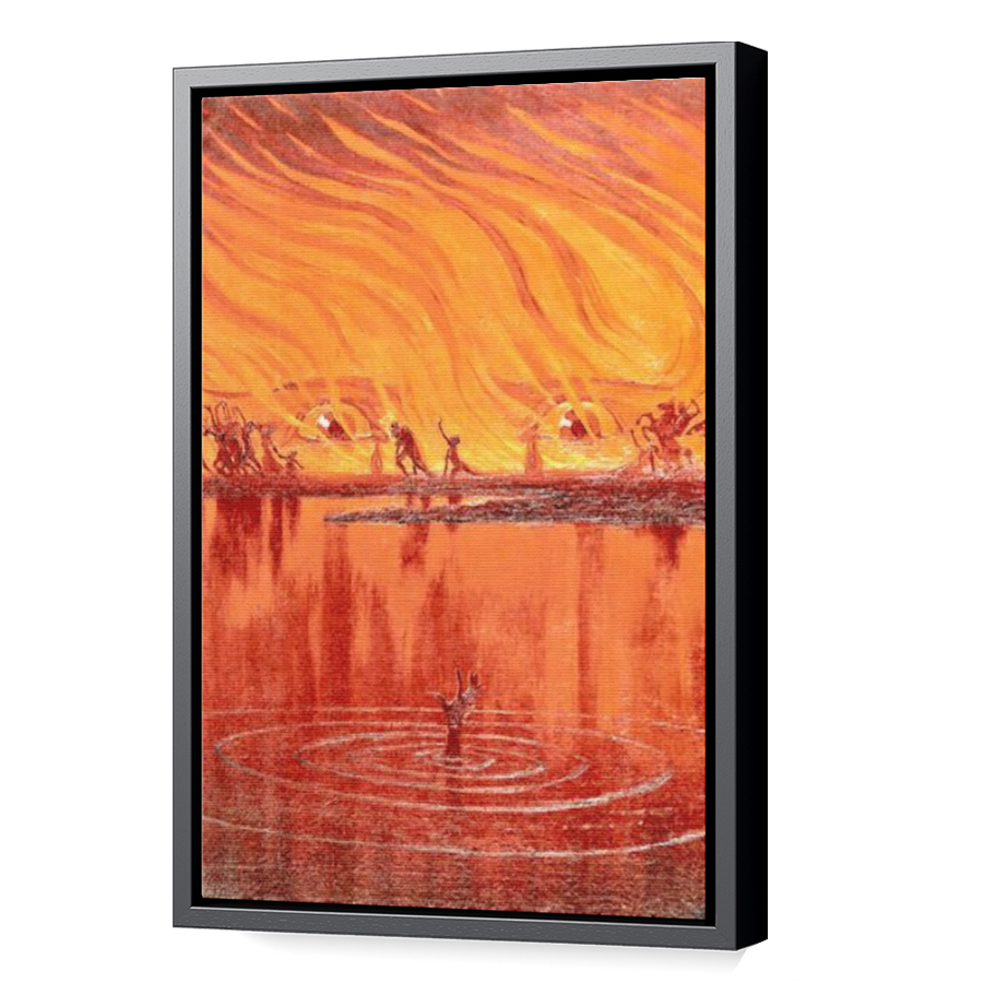 Thumbnail for Canvas - Black Floating Frame