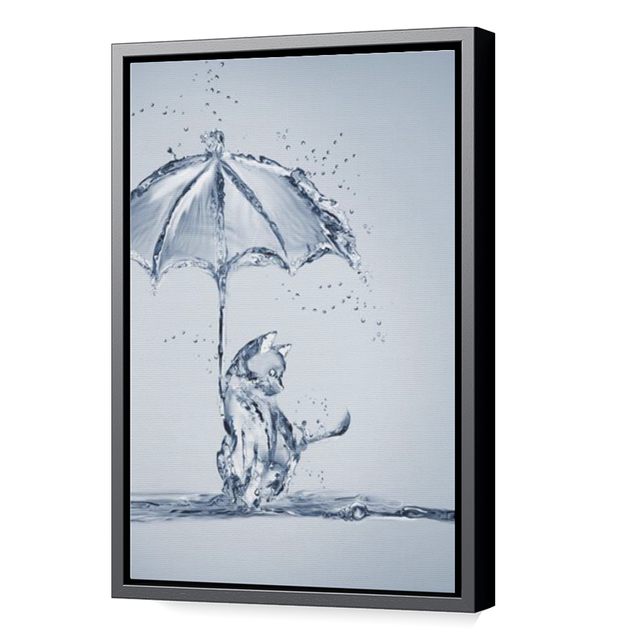 Thumbnail for Canvas - Black Floating Frame