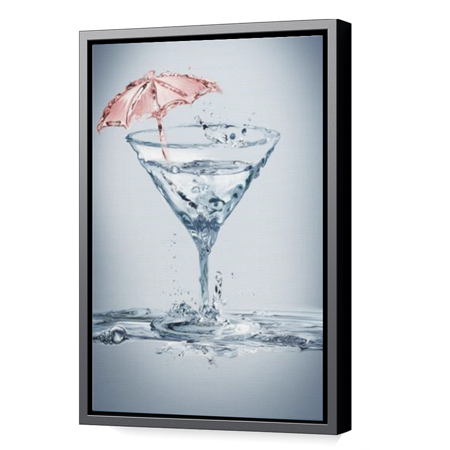 Thumbnail for Canvas - Black Floating Frame