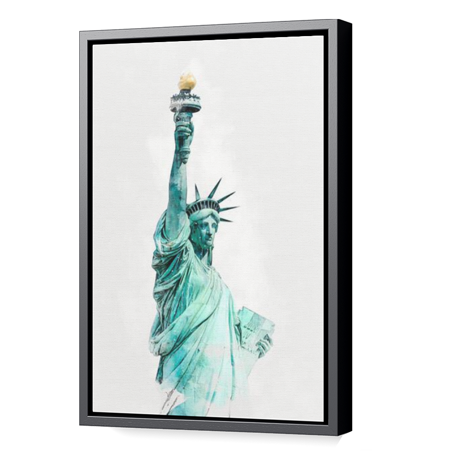 Thumbnail for Canvas - Black Floating Frame