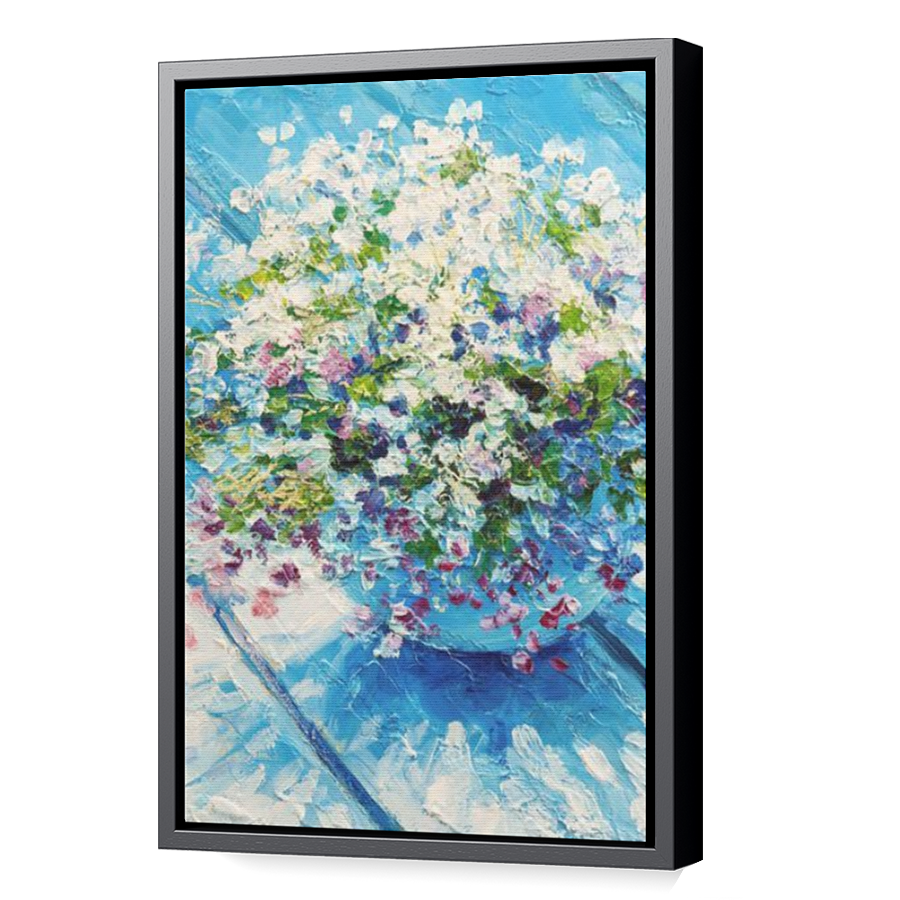 Thumbnail for Canvas - Black Floating Frame