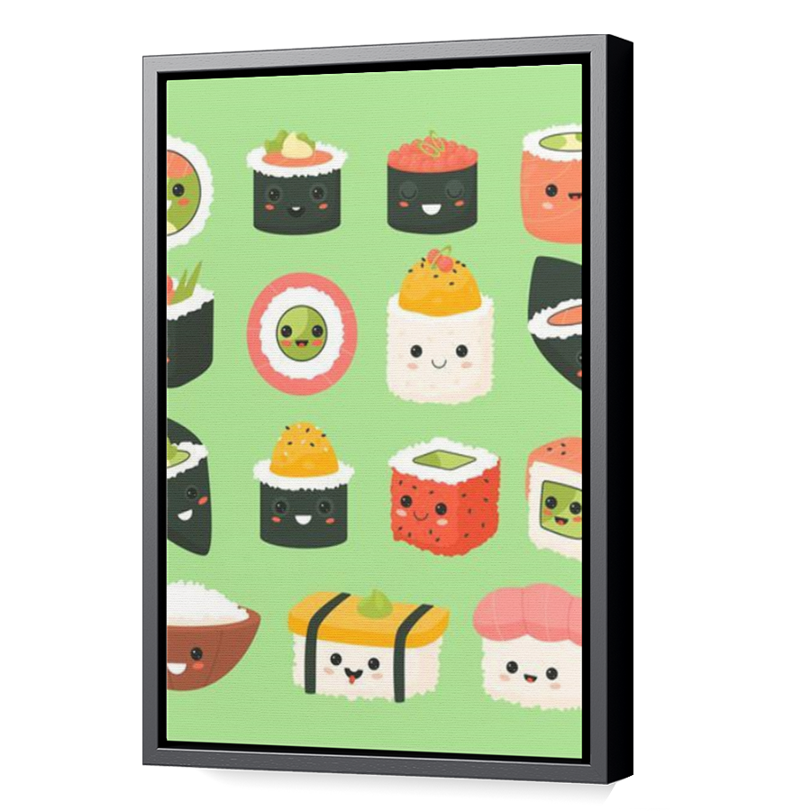 Thumbnail for Canvas - Black Floating Frame