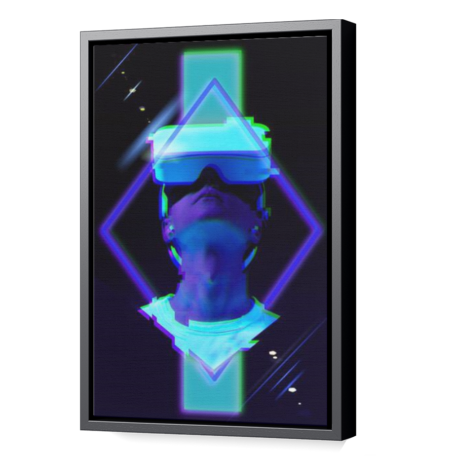 Thumbnail for Canvas - Black Floating Frame