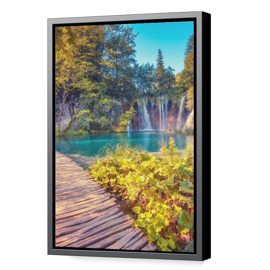 Thumbnail for Canvas - Black Floating Frame