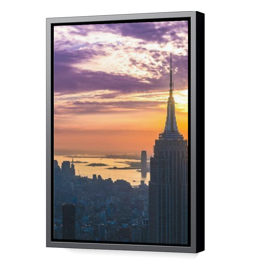 Thumbnail for Canvas - Black Floating Frame