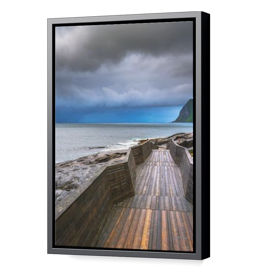 Thumbnail for Canvas - Black Floating Frame