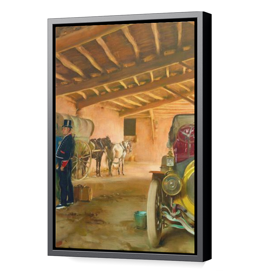 Thumbnail for Canvas - Black Floating Frame