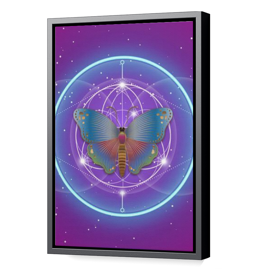 Thumbnail for Canvas - Black Floating Frame