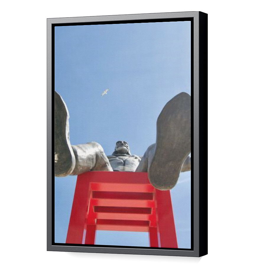 Thumbnail for Canvas - Black Floating Frame