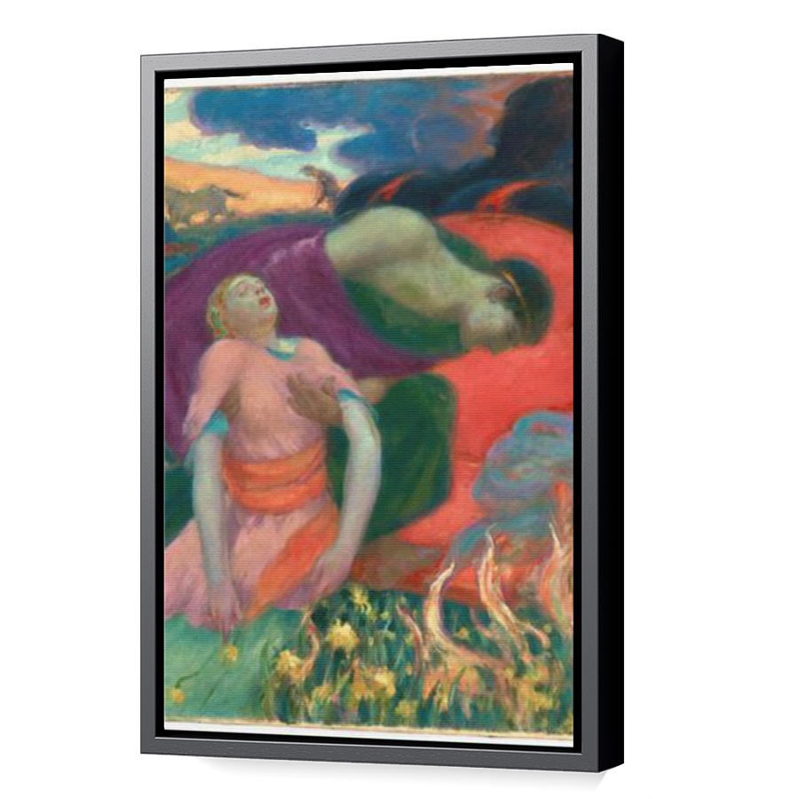 Thumbnail for Canvas - Black Floating Frame