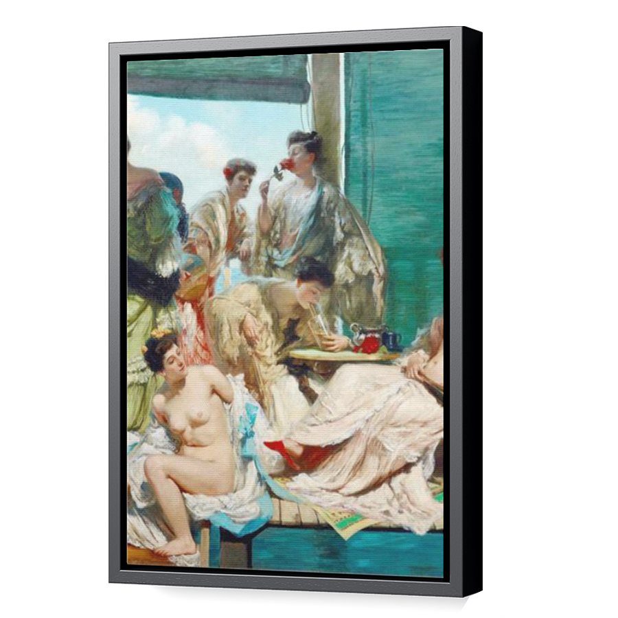 Thumbnail for Canvas - Black Floating Frame