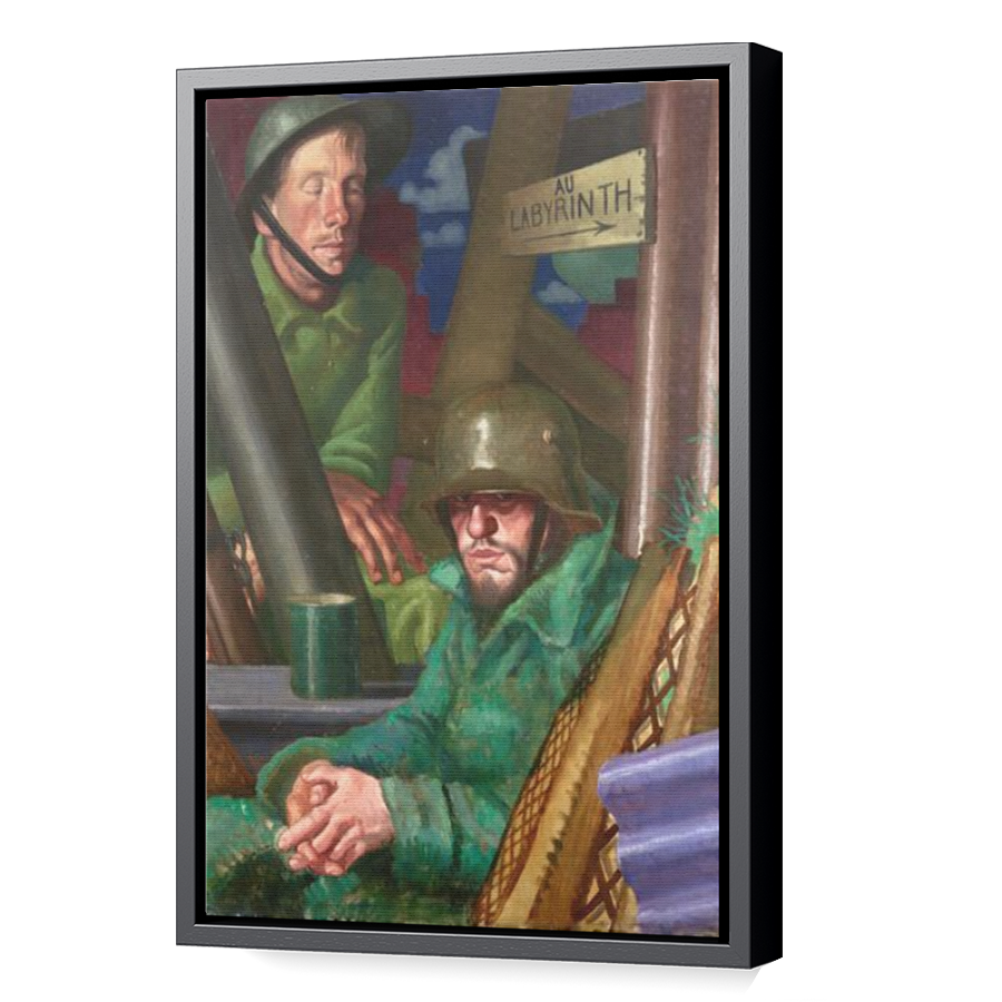 Thumbnail for Canvas - Black Floating Frame