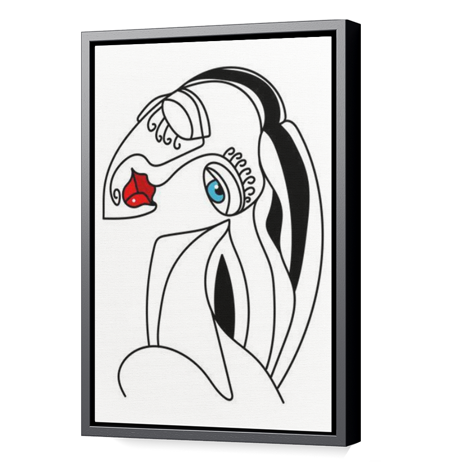 Thumbnail for Canvas - Black Floating Frame