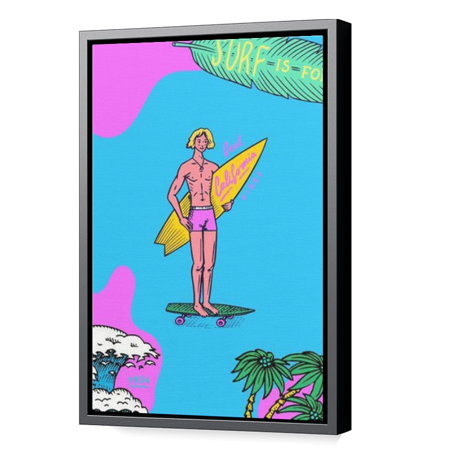 Thumbnail for Canvas - Black Floating Frame