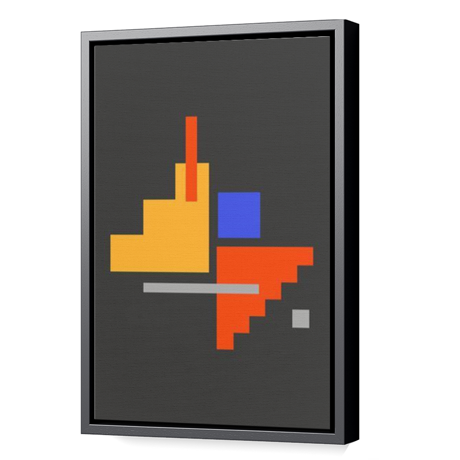 Thumbnail for Canvas - Black Floating Frame