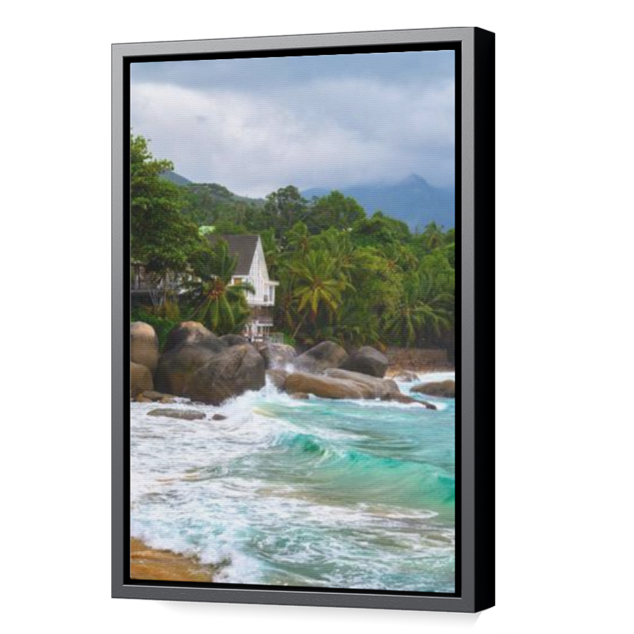 Thumbnail for Canvas - Black Floating Frame