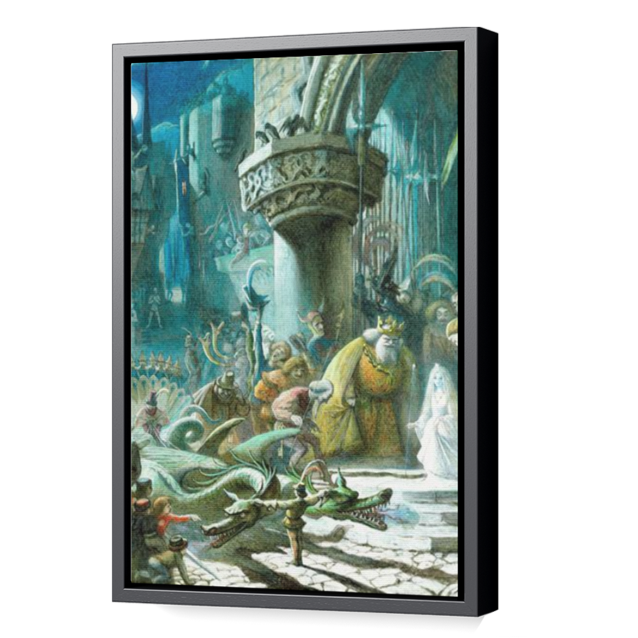 Thumbnail for Canvas - Black Floating Frame