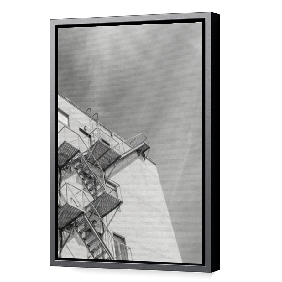 Thumbnail for Canvas - Black Floating Frame