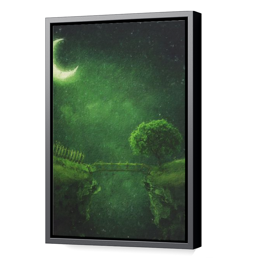 Thumbnail for Canvas - Black Floating Frame