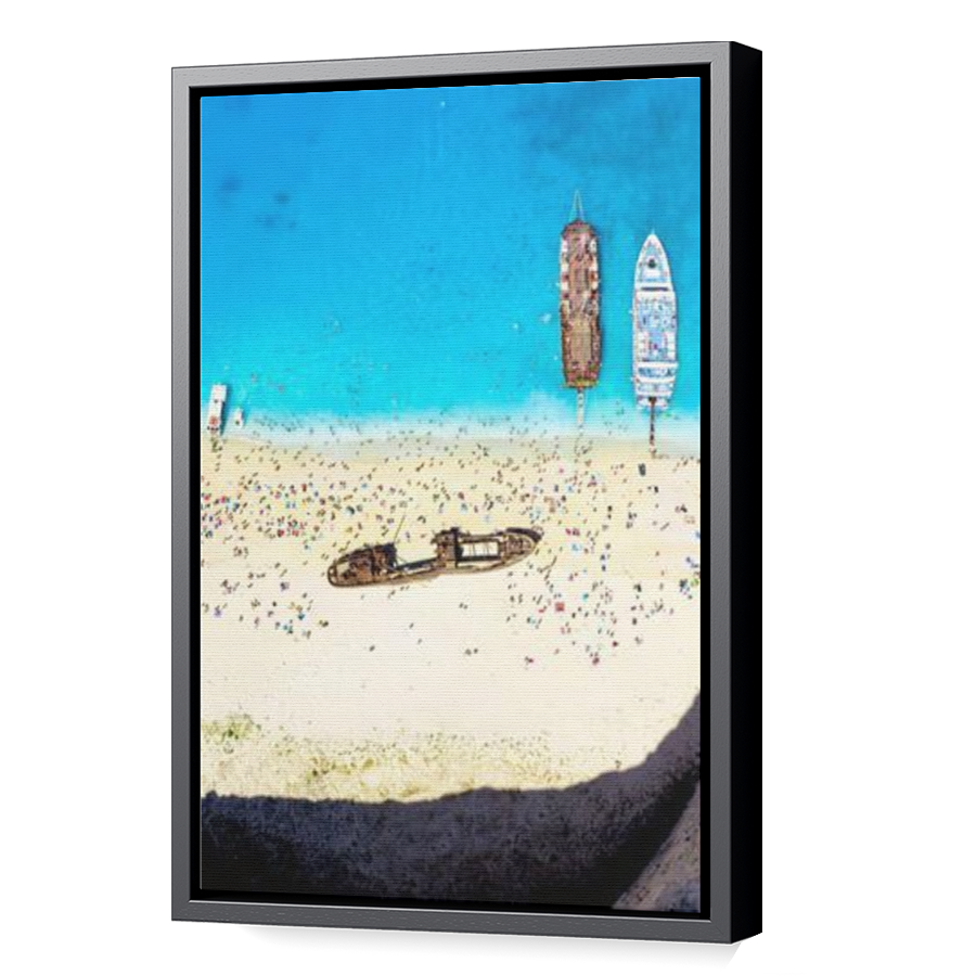 Thumbnail for Canvas - Black Floating Frame