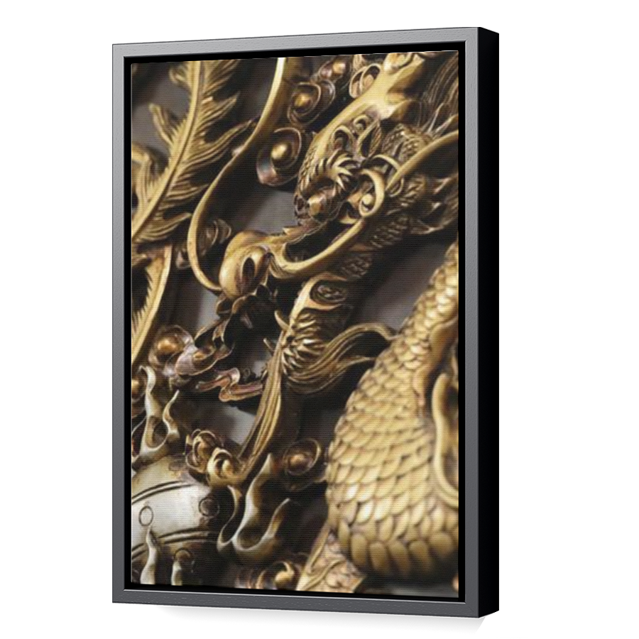 Thumbnail for Canvas - Black Floating Frame