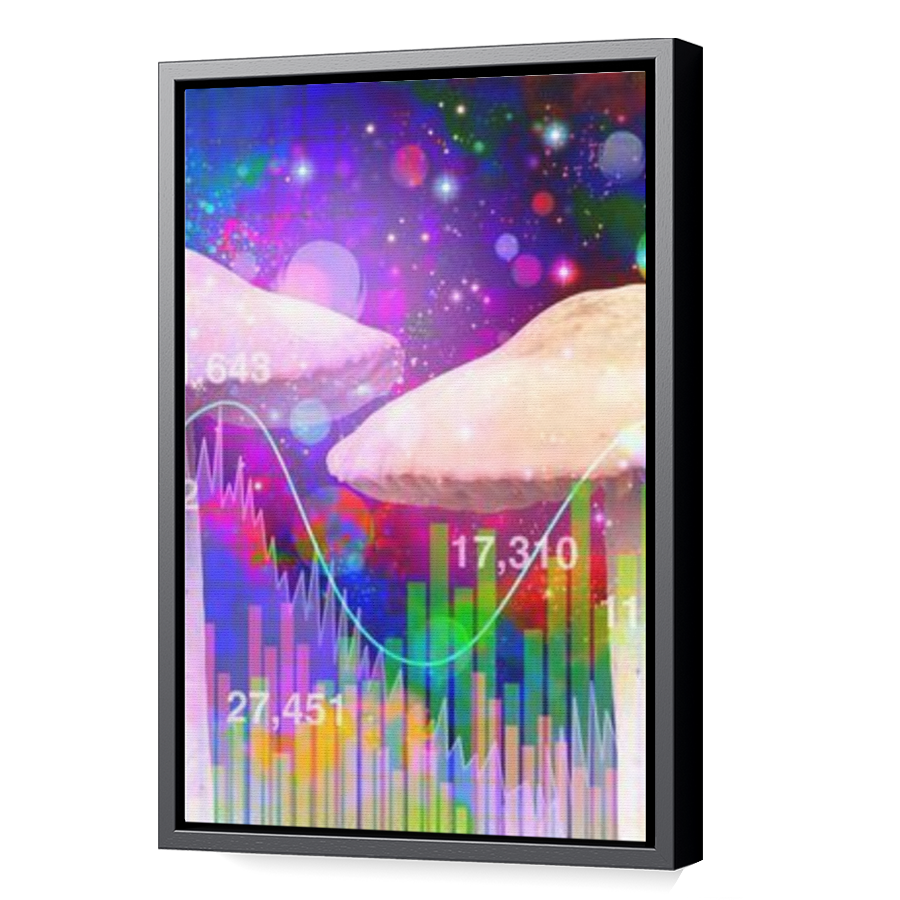 Thumbnail for Canvas - Black Floating Frame