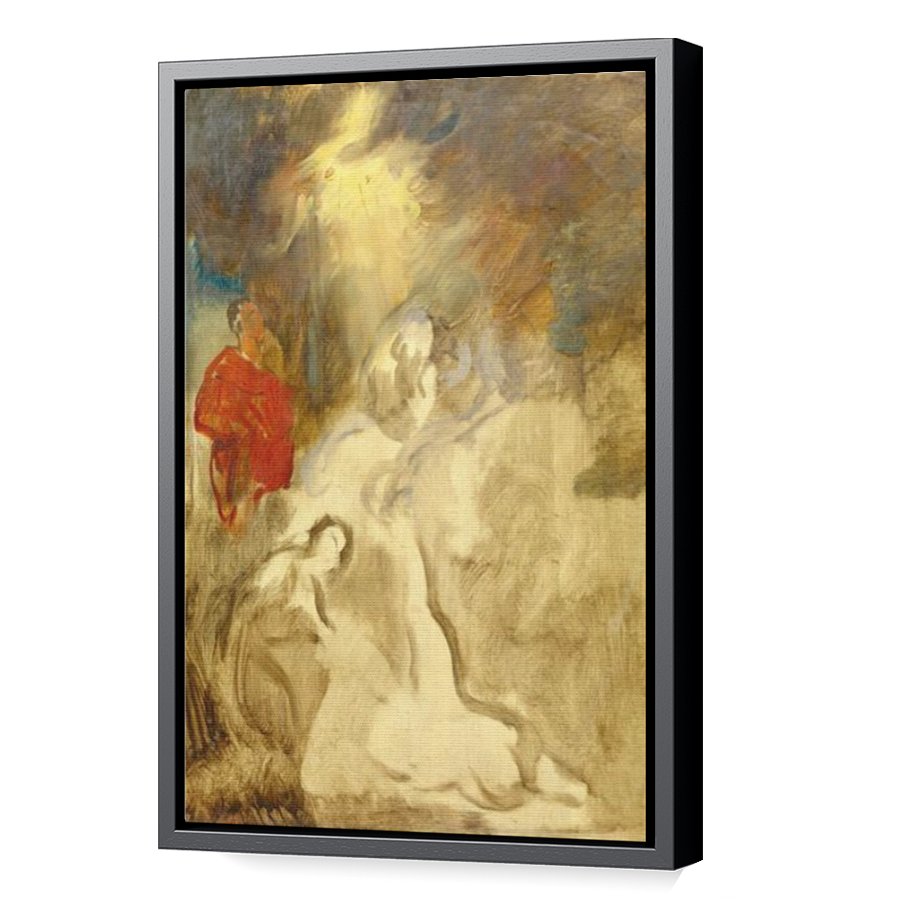Thumbnail for Canvas - Black Floating Frame